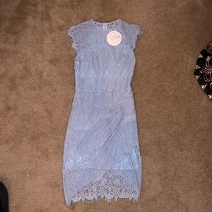 New with tags - Boutique Size 2 light blue dress